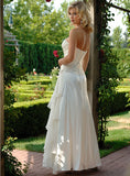 ELEGANT DEB BALL DRESS WITH PEARLS AND  SIDE RUCHING (MS077)