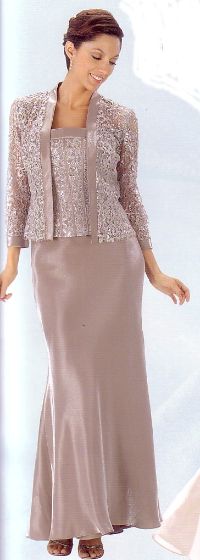 ELEGANT PINK MOTHERS EVENING PARTY DRESS WITH LACE JACKET (MB008)