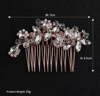 Crystal bridal Wedding Hair Comb - Elegant