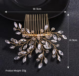 Crystal Bridal Wedding Hair Comb - Dainty